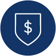Shield with Dollar Sign