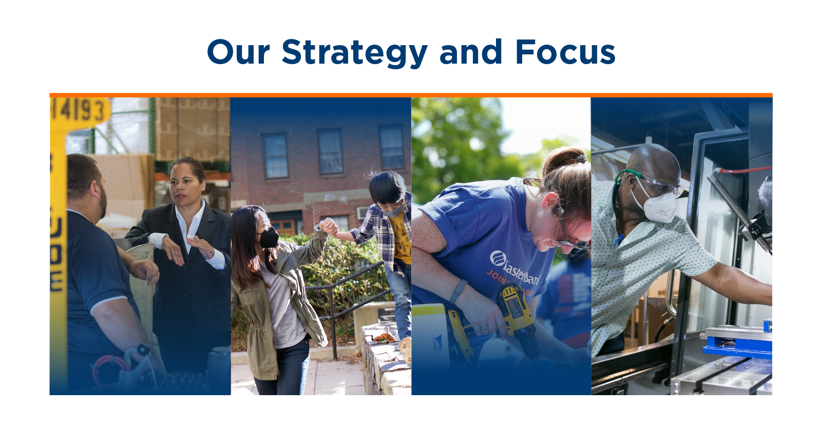 Eastern Bank Foundation graphic: Our Strategy and Focus