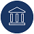Icon of a bank building
