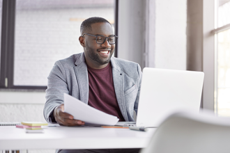 Man on laptop