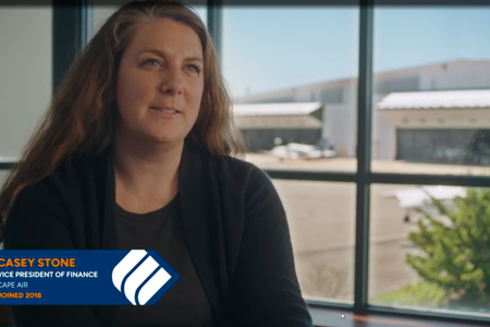 Casey Stone, vice president of finance for Cape Air, discusses working with Eastern Bank