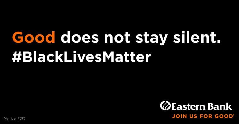 Good does not stay silent. #BlackLivesMatter