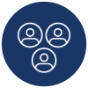 Icon of three people