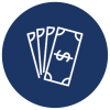 Icon of dollar bills