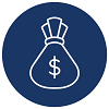 Icon of bag of money